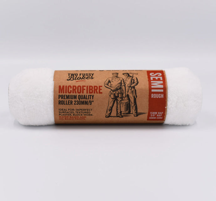 MICROFIBRE 360mm SEMI ROUGH Rollers (15mm nap) - Two Fussy Blokes