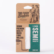MICROFIBRE 100mm SEMI SMOOTH Mini Rollers (10mm nap) - Two Fussy Blokes